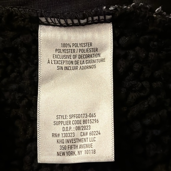 Spyder Women Large Knit Fleece Jacket - Picture 5 of 6